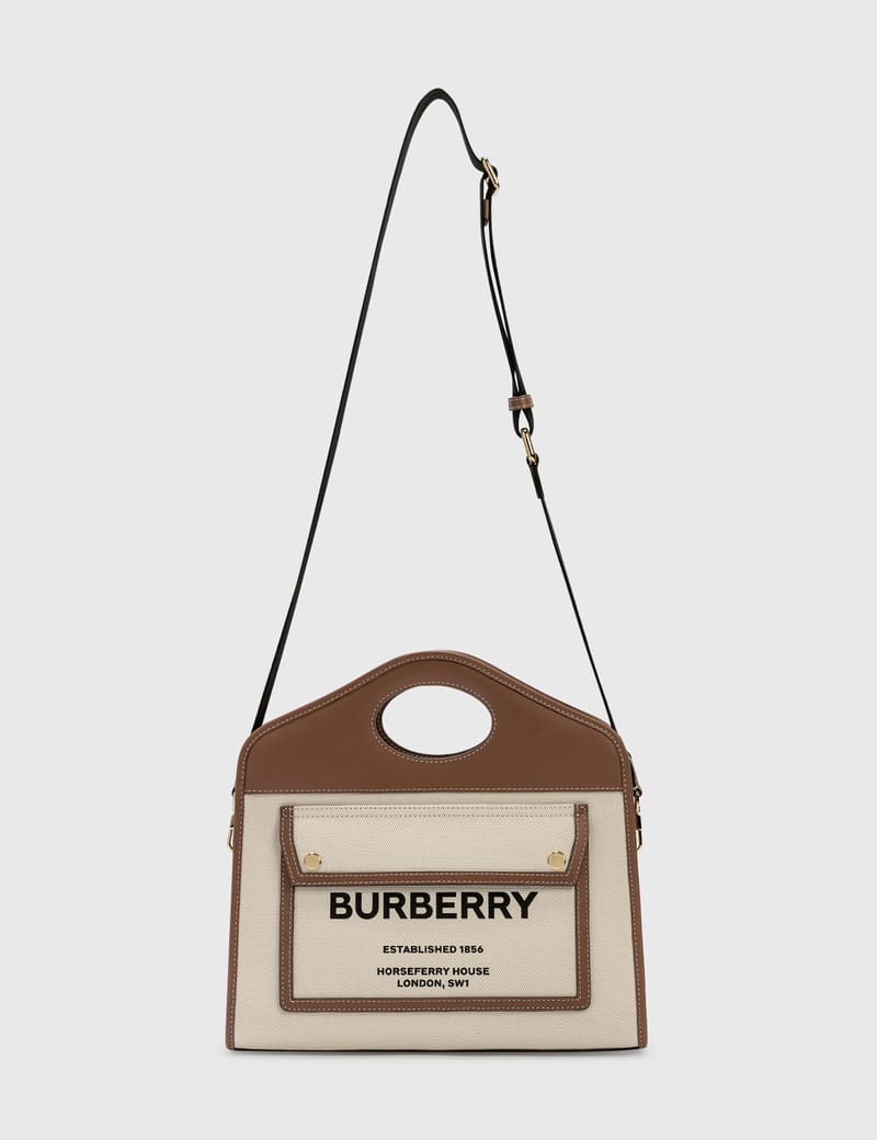 Burberry バーバリー　small pocket tote bag Burberry Pre-Loved Mini Pocket tote bag for Women - Black in