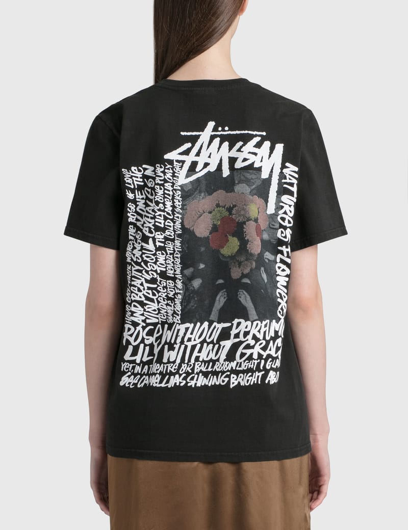 ★人気★【STUSSY】★Stussy Camellias Pig. Dyed T-Shirt Black Stüssy - Camellias Dyed T-shirt | HBX - Globally Curated