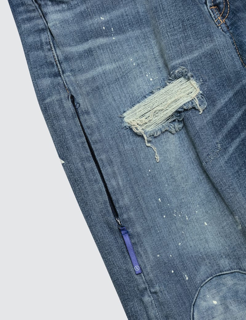 Denim By Vanquish & Fragment - Remake Stretch Skinny Denim Jeans | HBX