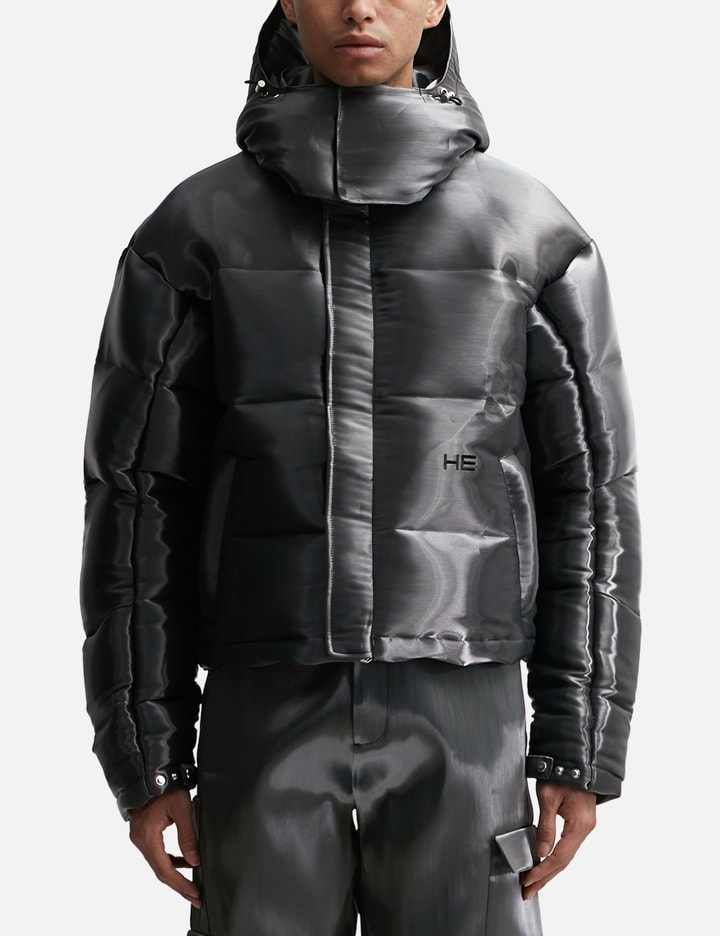 Heliot Emil - Liquid Metal Down Jacket | HBX - Globally Curated Fashion ...
