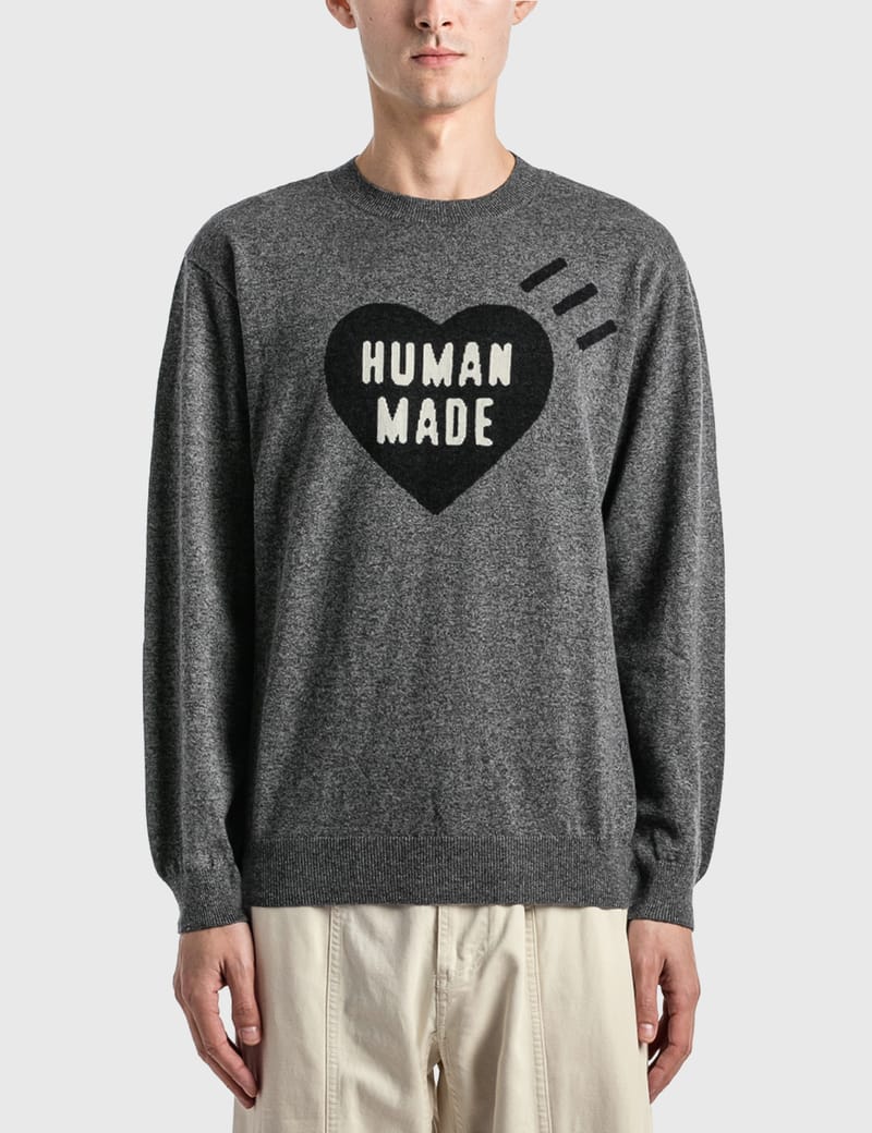 Human Made - Heart Knit Sweater | HBX - Globally Curated Fashion