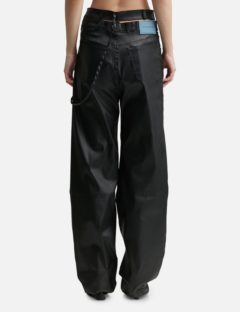 Ottolinger ブラックシグネチャラップジーンズ Ottolinger - シグネチャー ラップ デニム | HBX