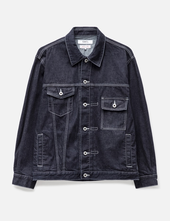 FDMTL DENIM JACKET RINSE HBX Globally Curated Fashion and