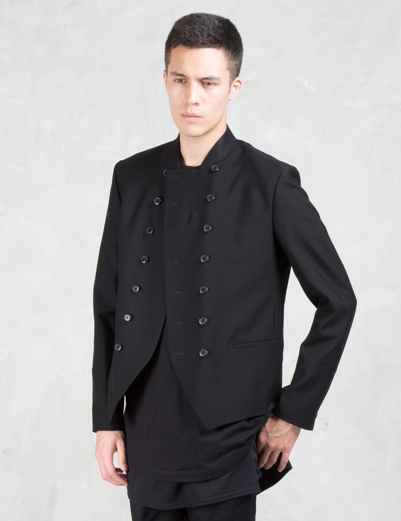 LAD MUSICIAN - Wool Gabardine Napoleon Jacket | HBX - Globally