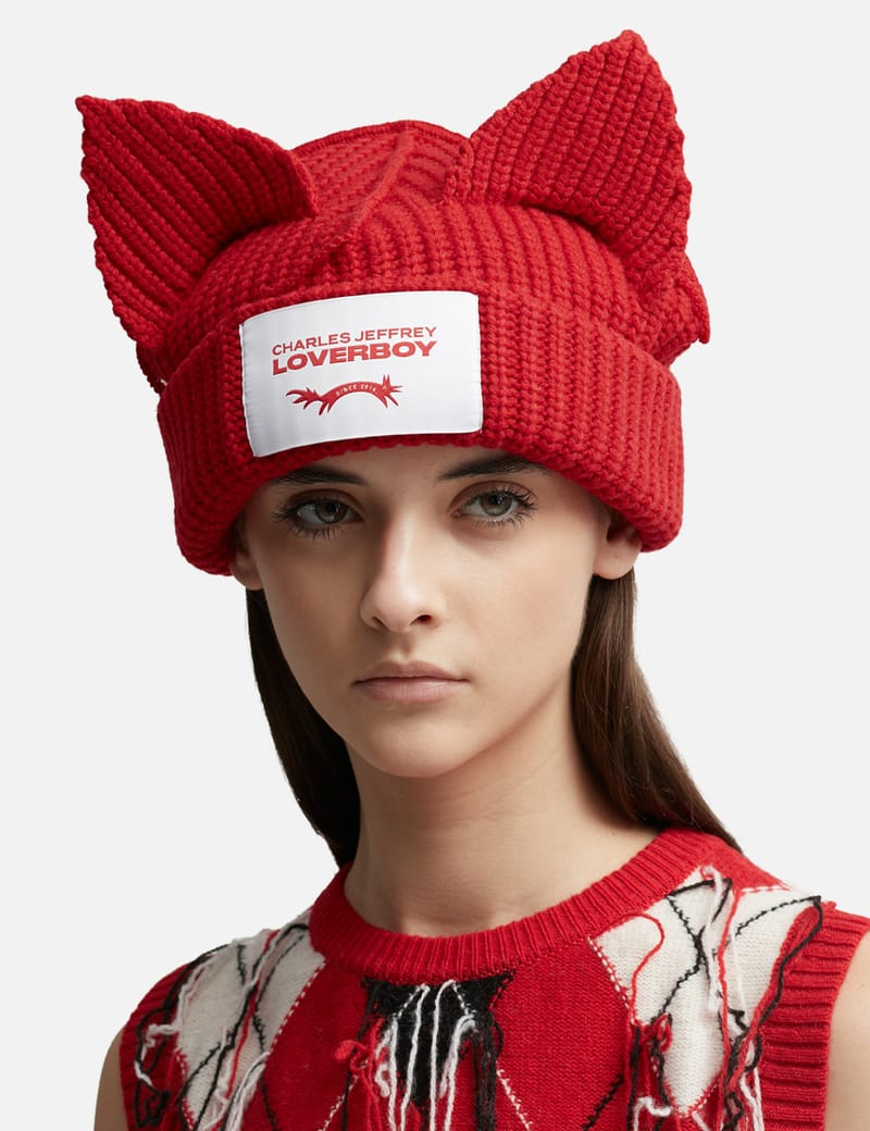 Charles Jeffrey Loverboyニット帽 Chunky Ears 廉価販売中