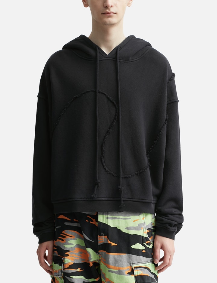 Erl Men Wet Black Hoodie Knit Sweatshirts 600047347blk