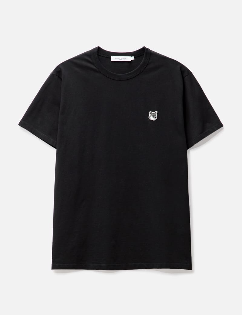 Maison Kitsuné - GREY FOX HEAD PATCH CLASSIC T-SHIRT | HBX