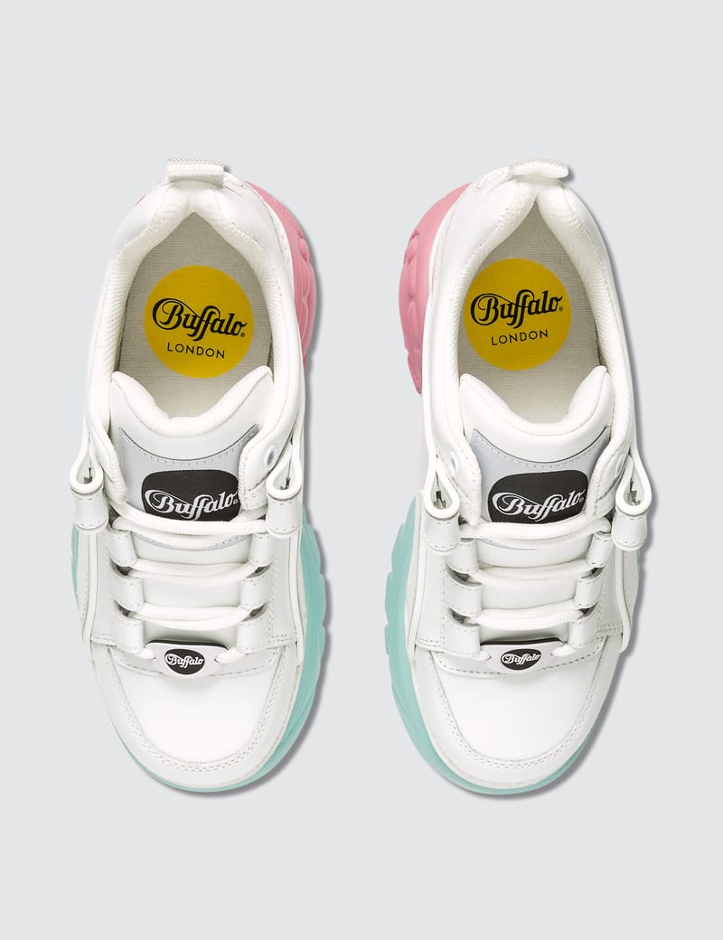Buffalo London - Buffalo Low-Top Gradient Sole Platform Sneakers | HBX