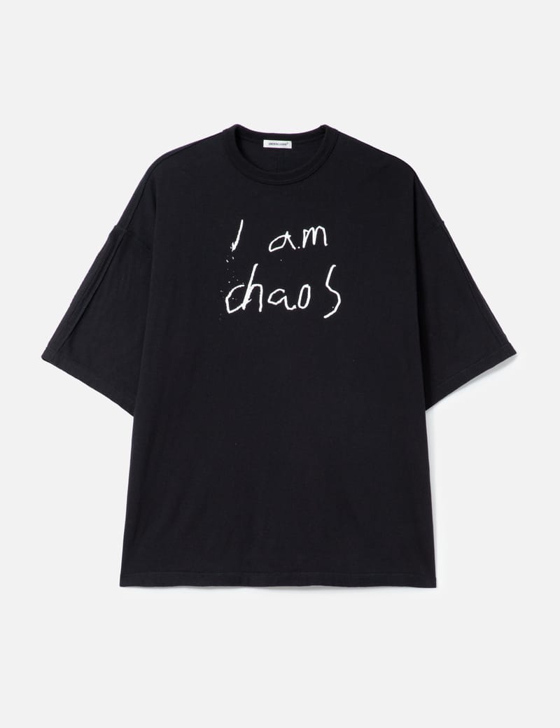 Undercover I AM CHAO Short Sleeve T-shirt - Relaxed black cotton