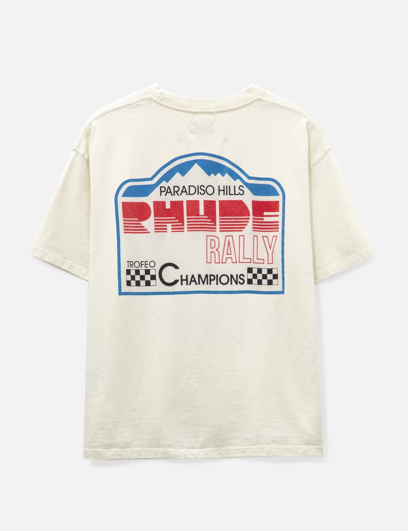 Rhude - PARADISO RALLY T-SHIRT | HBX - Globally Curated Fashion