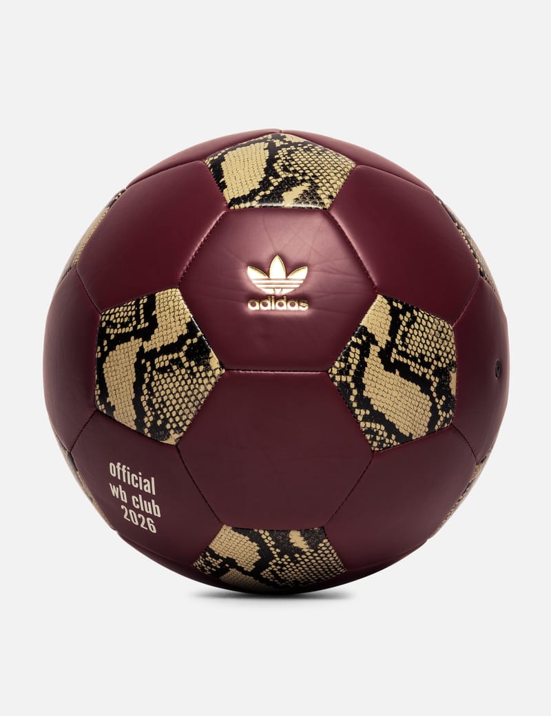 サッカーボール  Wales Bonner Soccer Ball adidas Originals X Wales Bonner Soccer Ball - Burgundy PU leather