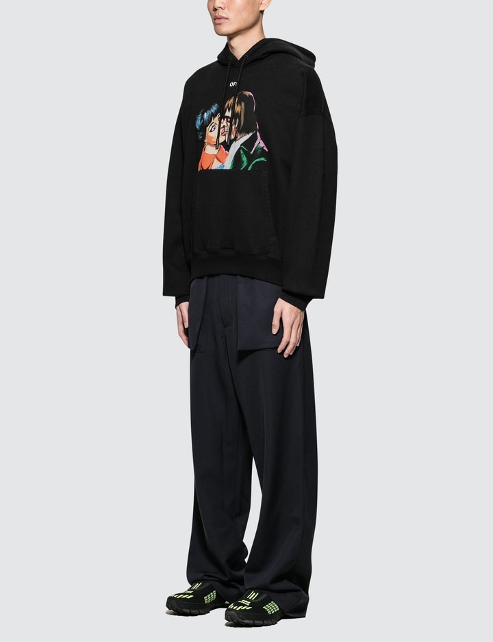 Off white kiss over hoodie Clearance
