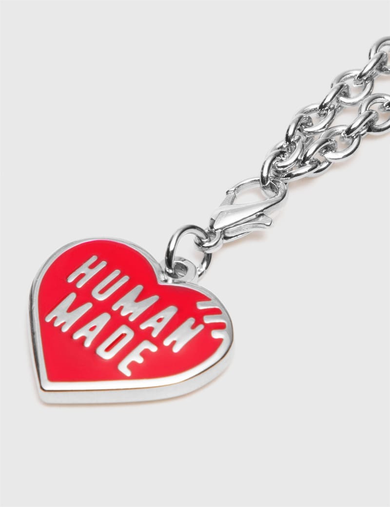 HUMAN MADE FIVE HEART NECKLACE Silver