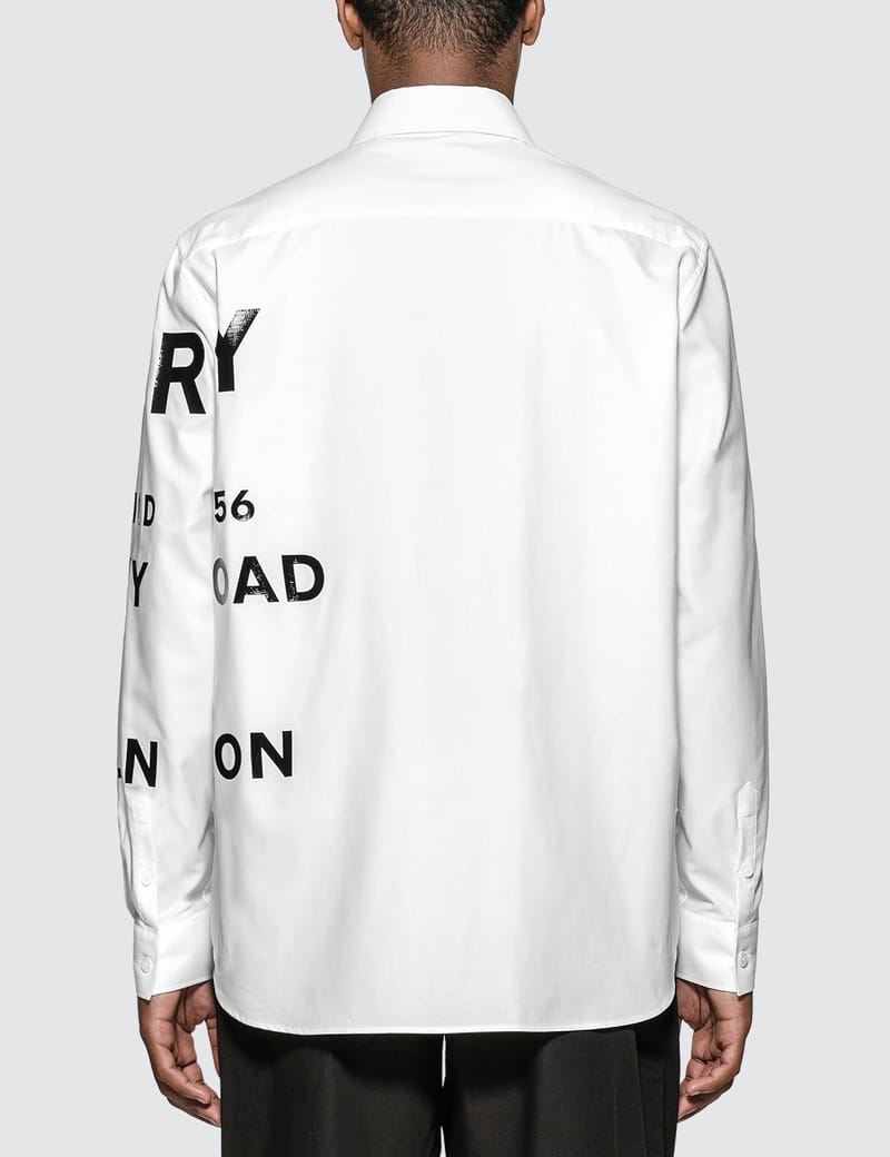 Burberry - Horseferry Print Cotton Oxford Oversized Shirt | HBX