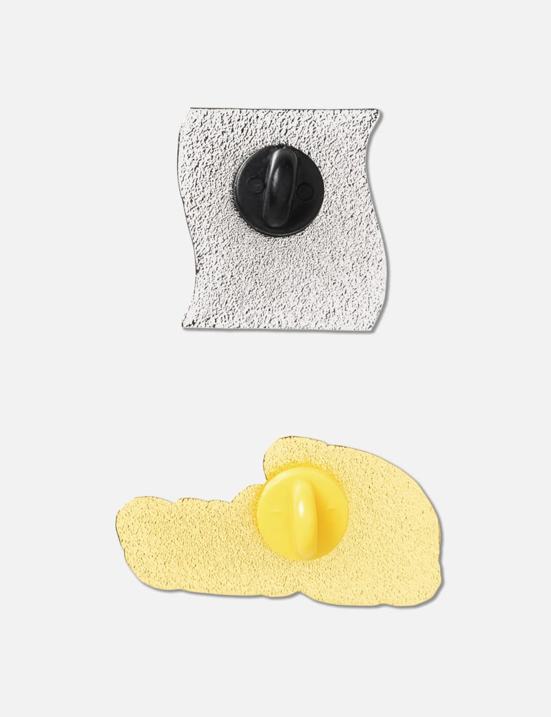 Dime Pin Pack - シルバーとゴールドのロゴ＆Knowtomaticピン、2個