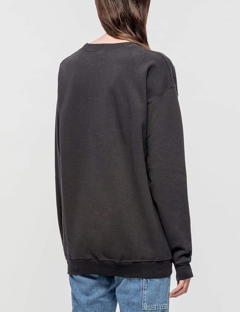 【THRASHER】 BABES CREWNECK - BLACK Thrasher Babes Crewneck Sweatshirt Small Black