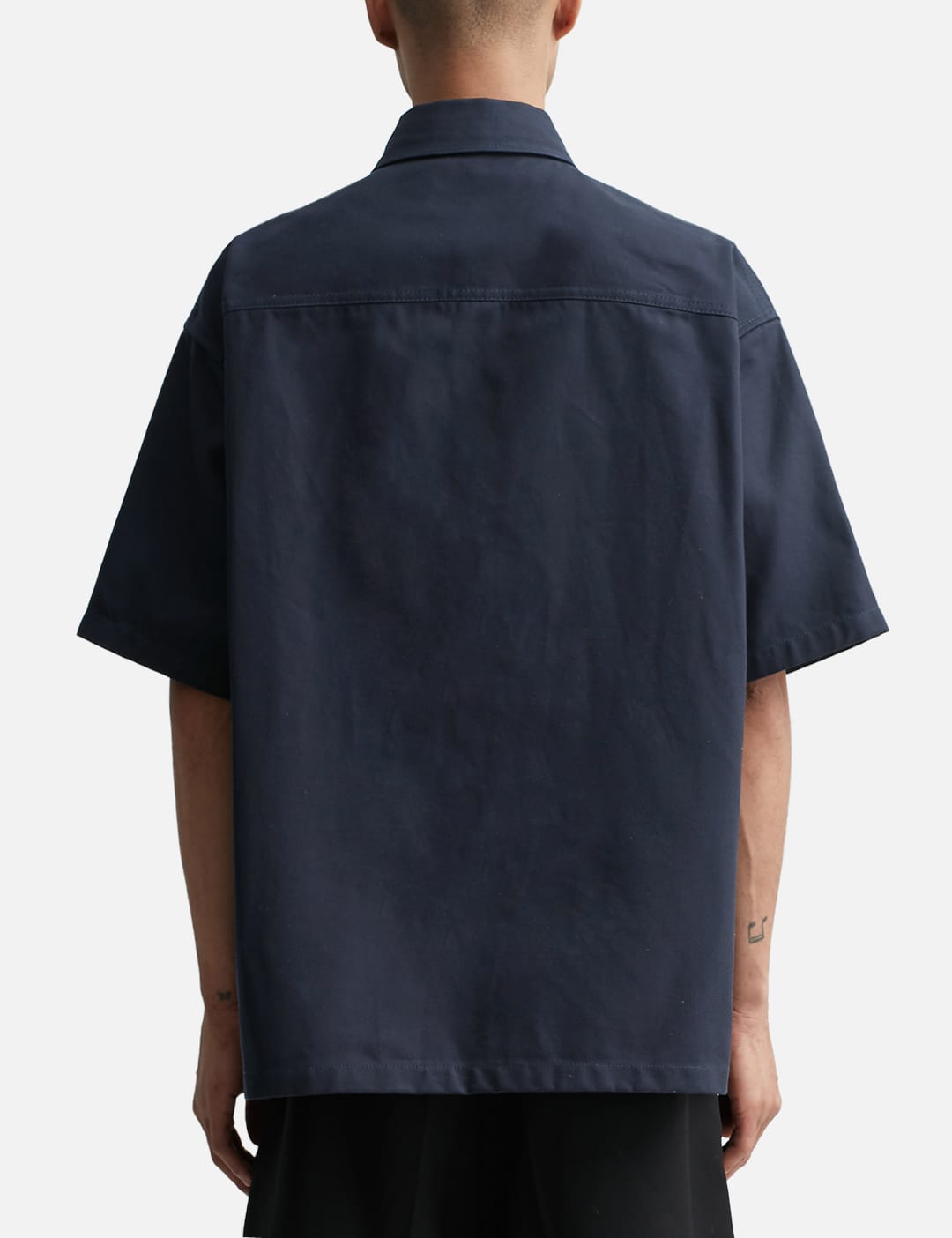 Raf Simons - Oversized Short Sleeve Denim Shirt | HBX - Globally