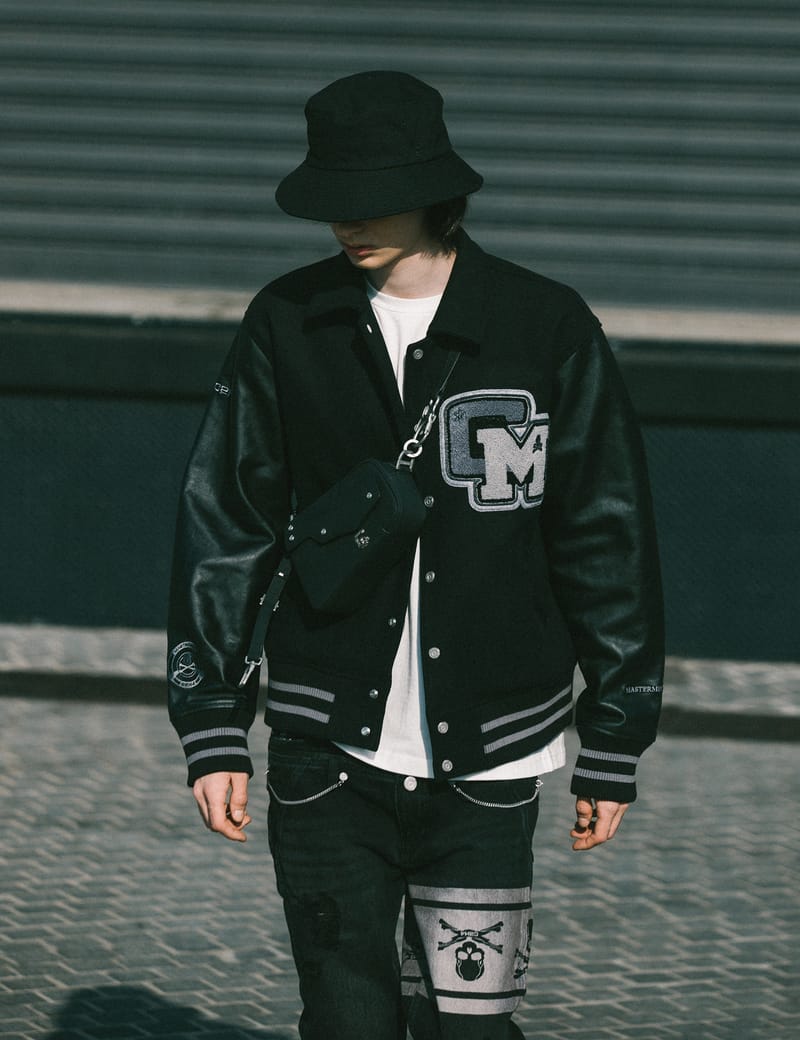 C2H4 x Mastermind Japan Applique Baseball Jacket