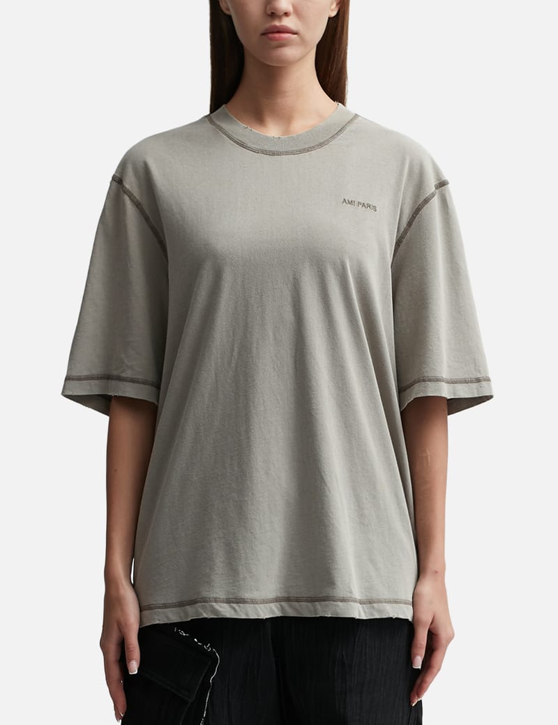 Ami - FADE OUT T-shirt | HBX - Globally Curated Fashion and