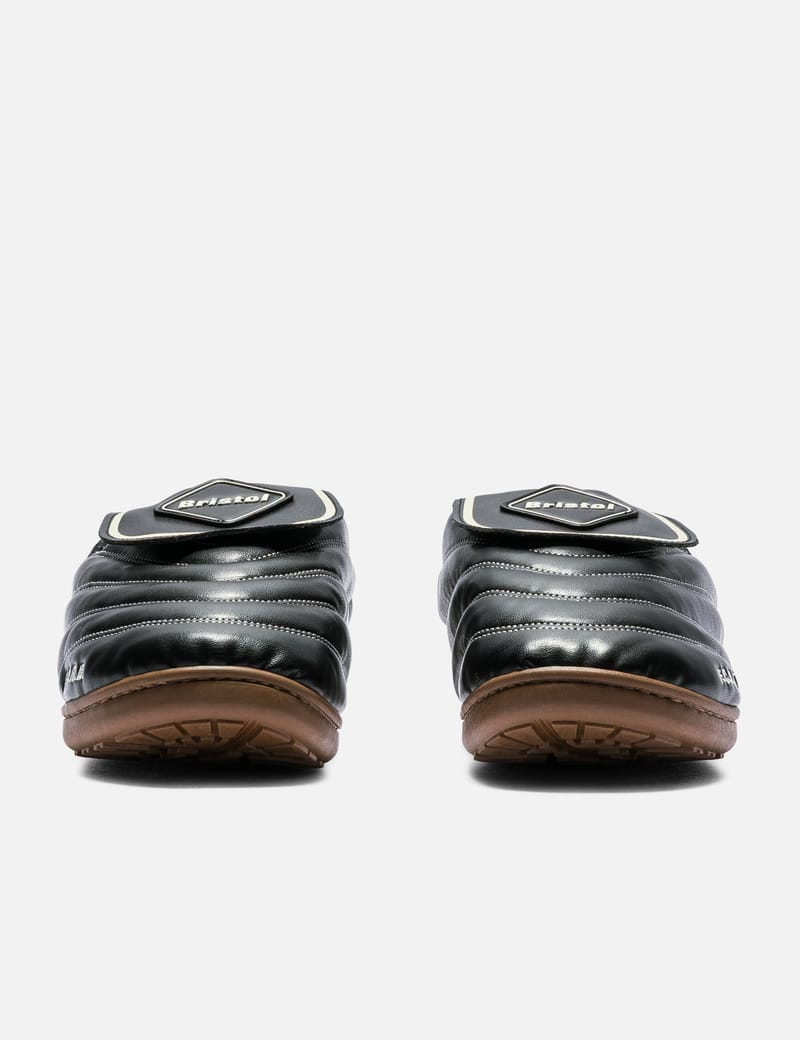 F.C. Real Bristol Subu Flap Sandals - キルティング合成レザー＆起毛