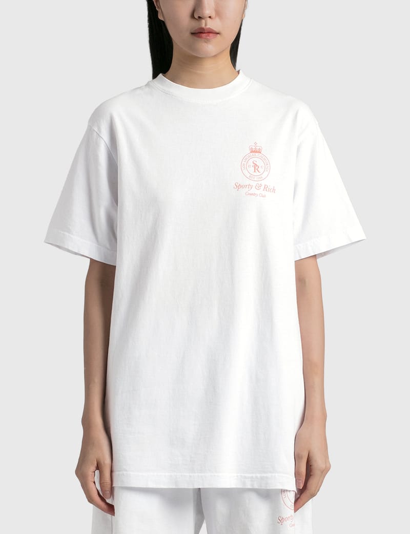 Sporty & Rich - Crown T-shirt | HBX - HYPEBEAST 為您搜羅全球潮流