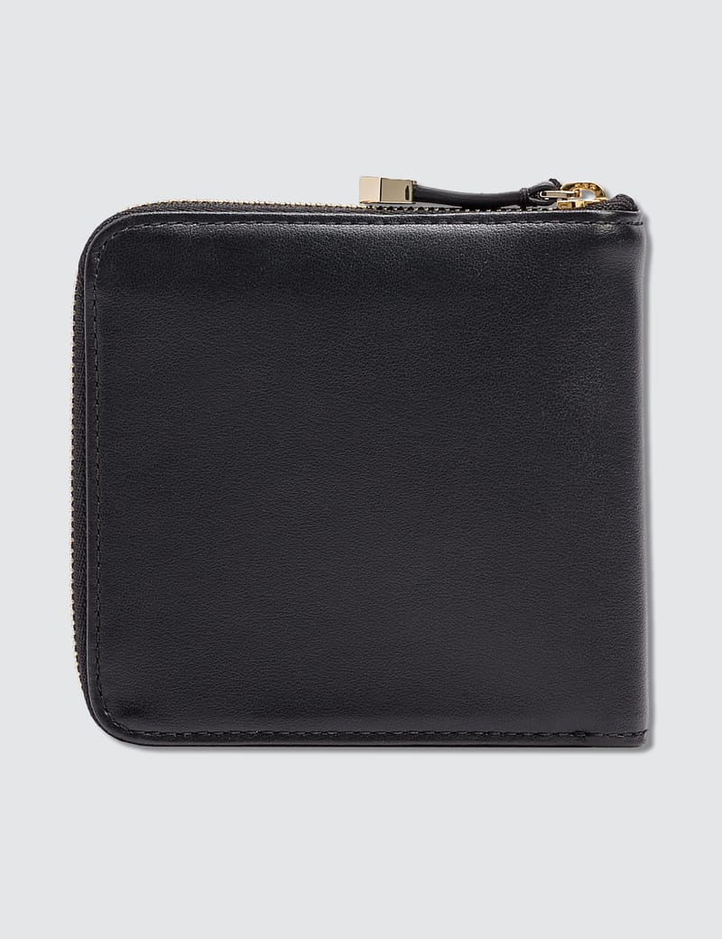 Maison Kitsuné - Zipped Wallet Leather | HBX - Globally