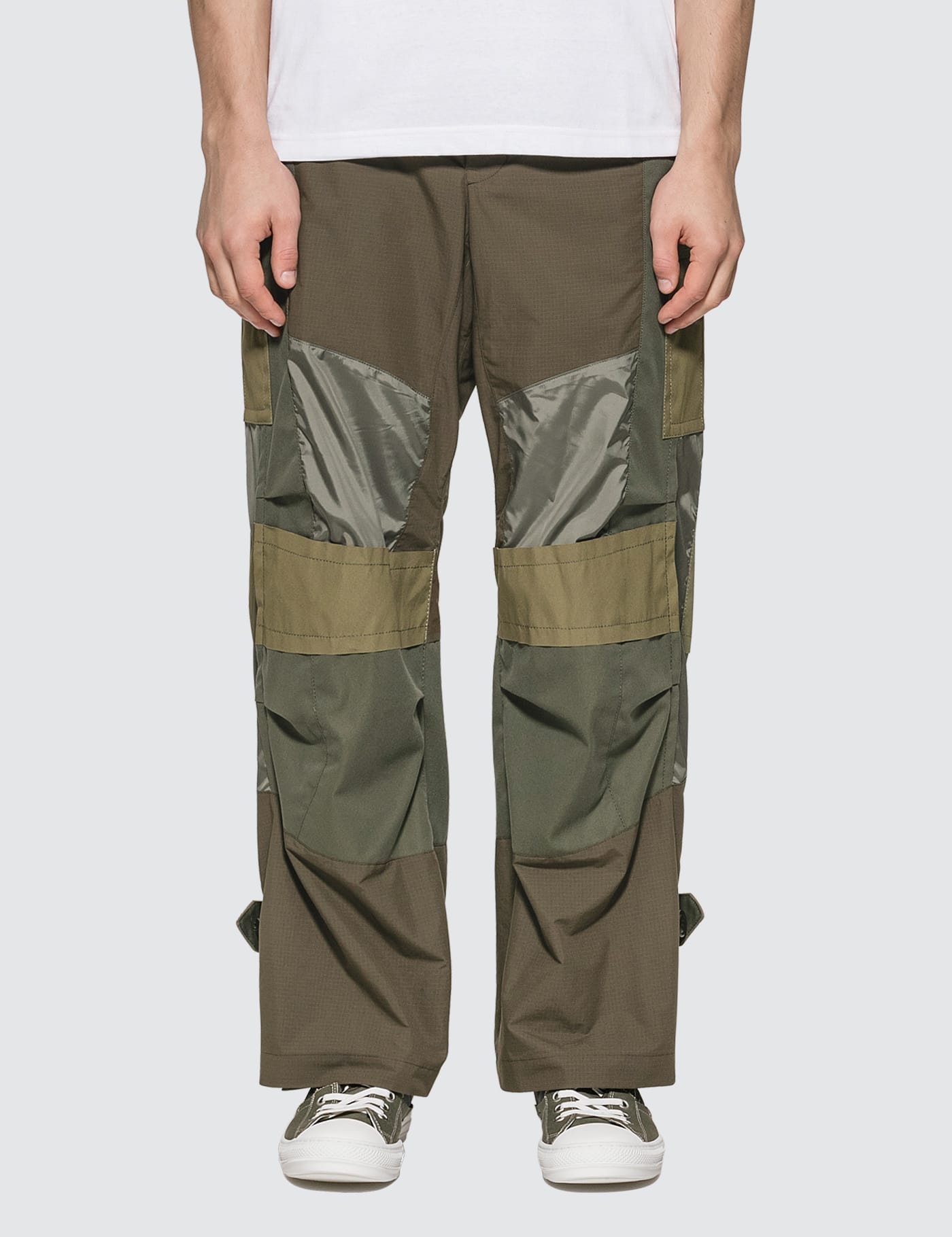 Sacai - Fabric Combo Pants | HBX - Globally Curated Fashion and 