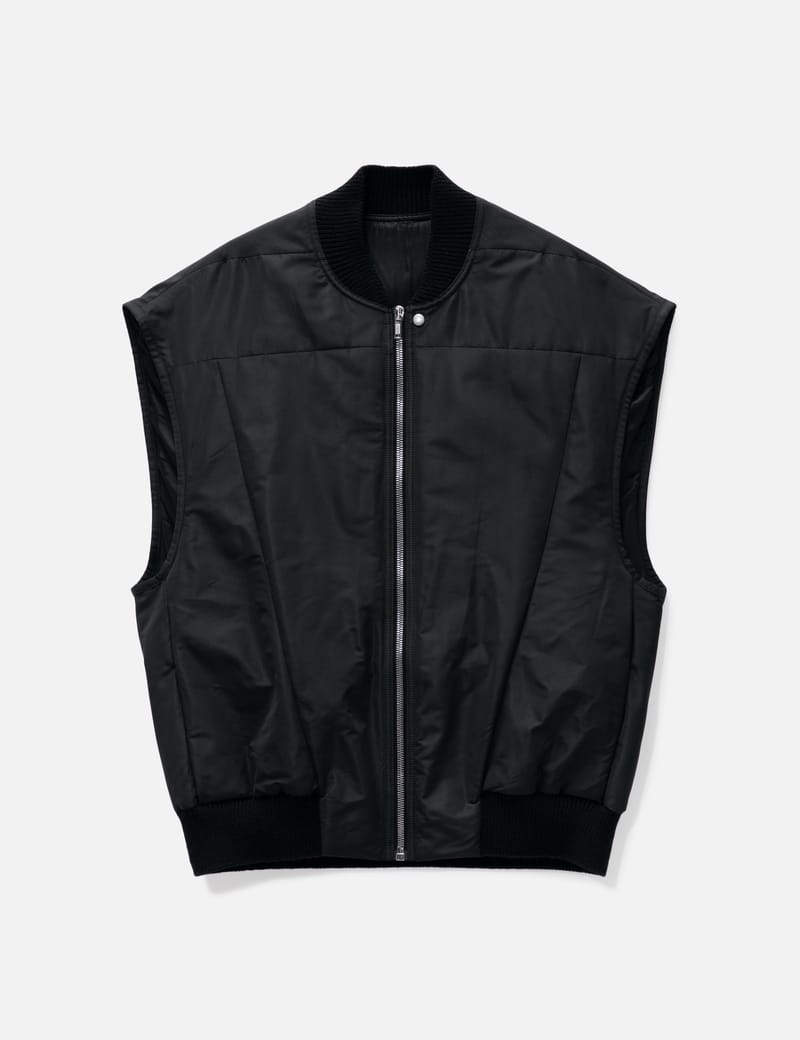 Jumbo Flight vest in black - Rick Owens