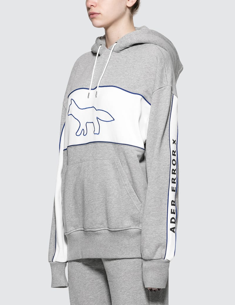 TNO: ADER error × Maison Kitsuné Maison Kitsuné - Ader Error X Maison Kitsuné Bicolor Hoodie | HBX