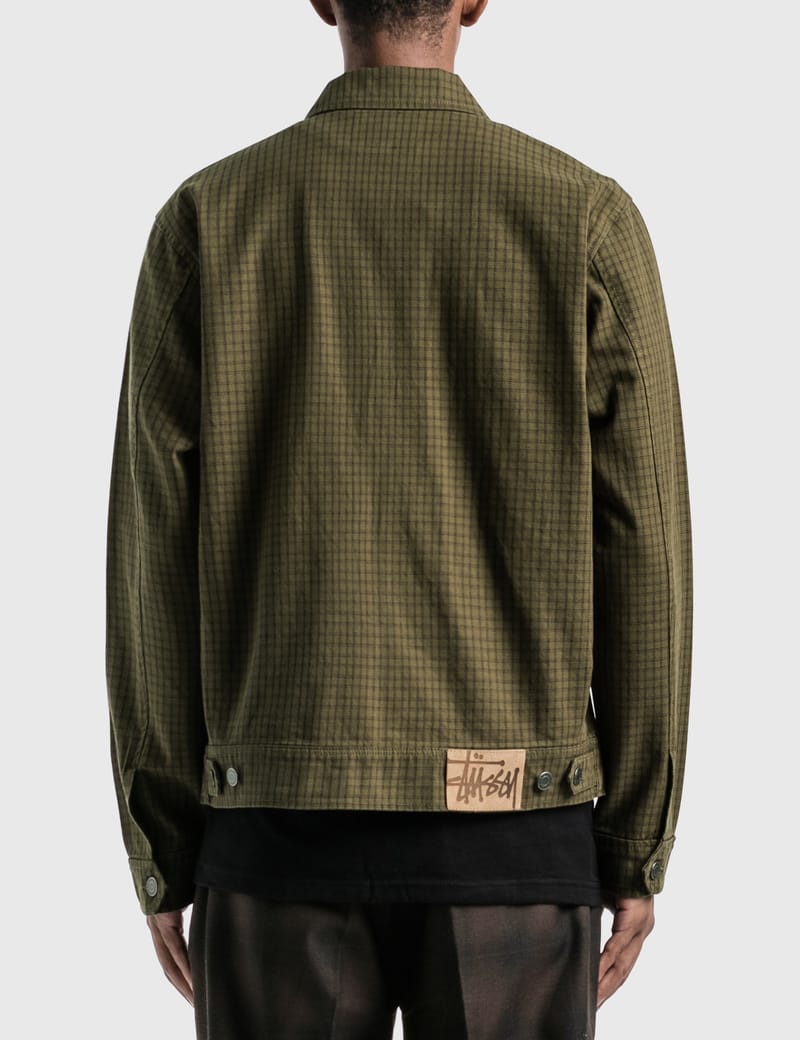 STUSSY ステューシー ジャケット メンズ Check Garage ( stussy