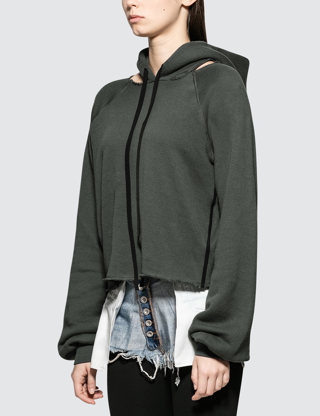 Unravel Project - Cot Cashmere Hoodie Cut | HBX - Globally Curated ...