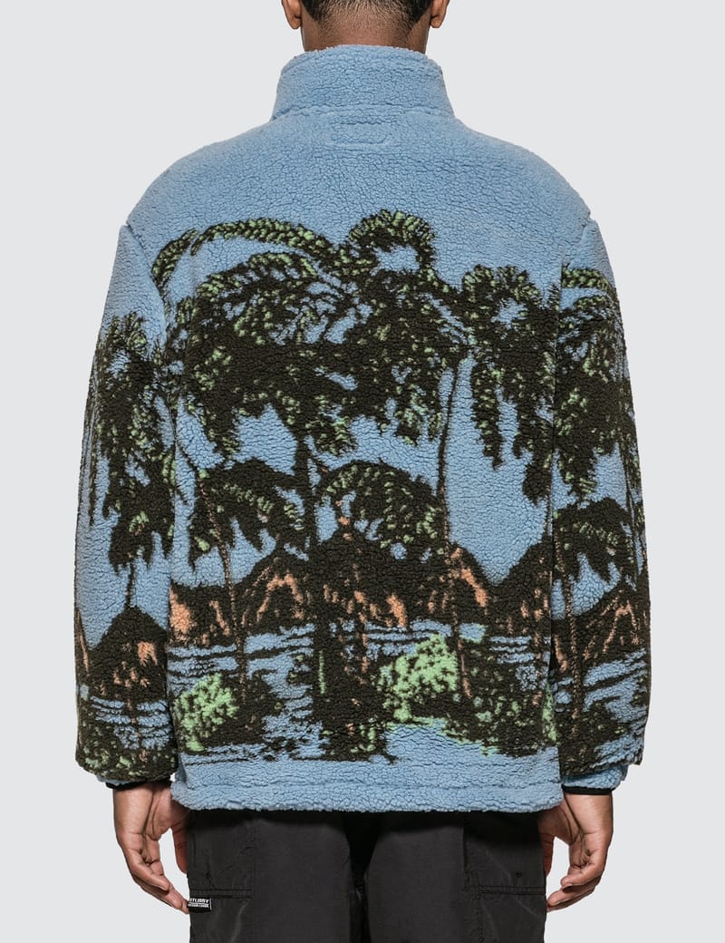 Stussy Hawaiian Jacquard Coat Black 115560