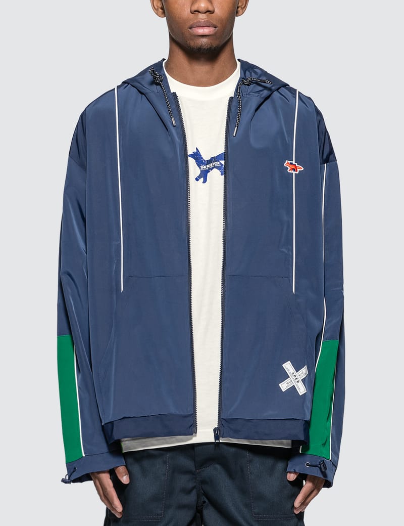 Maison Kitsuné - Ader Error x Maison Kitsune Tetris Fox Zip-Up