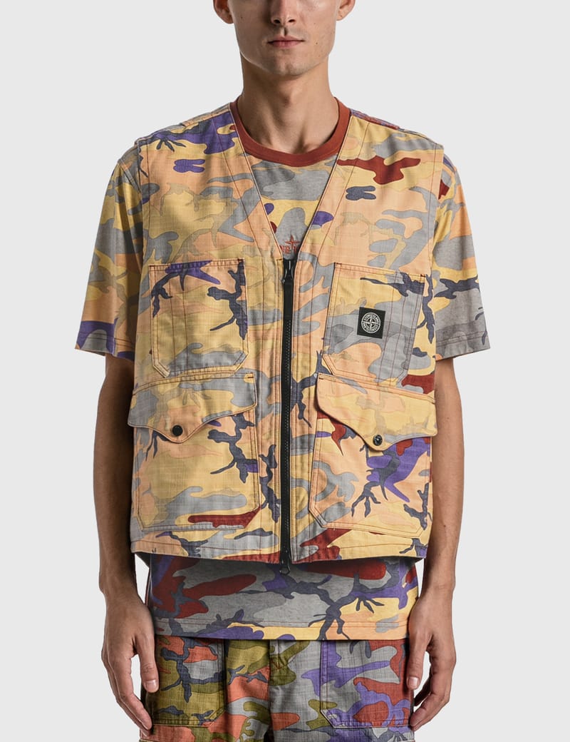 Stone Island - S.I. Heritage Camo Ripstop Nylon Vest | HBX