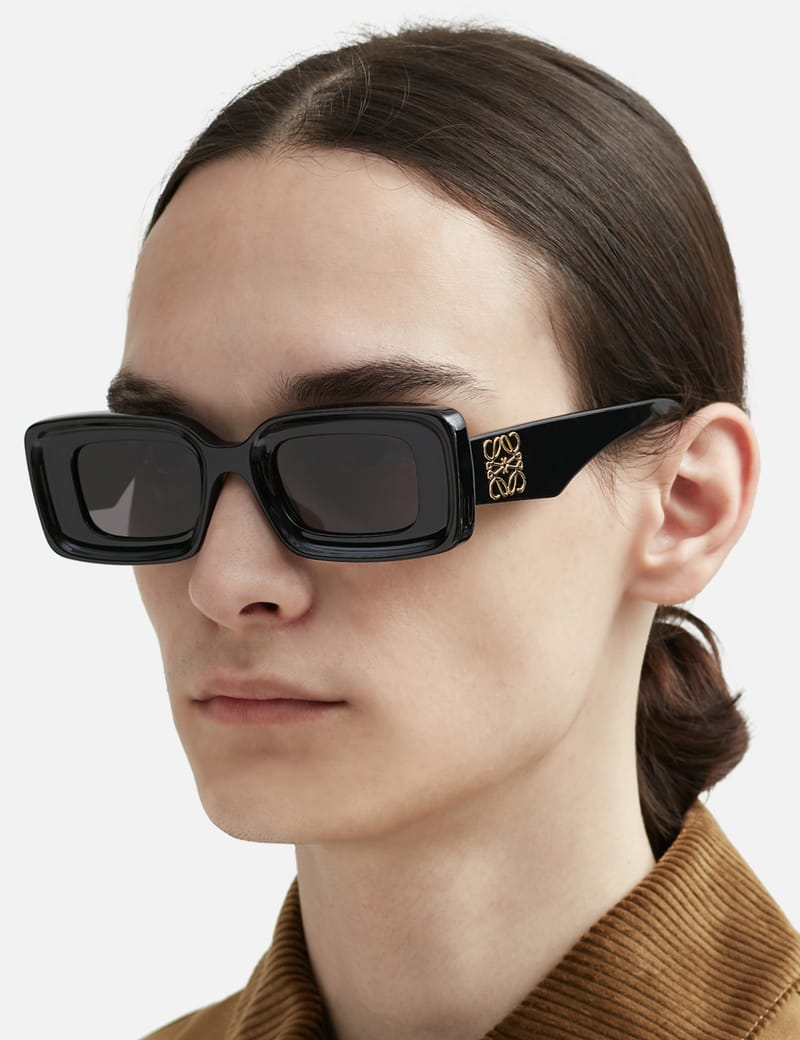 Loewe rectangular best sale acetate sunglasses