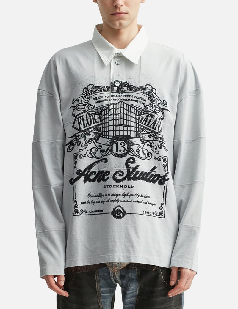 Acne Studios グレートビースト スウェット Acne Studios】グレー フェードスウェットシャツ クルーネック