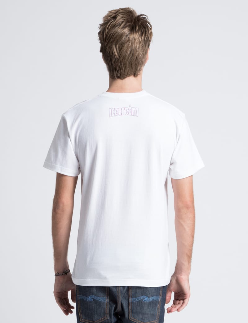 Icecream - White/Purple Running Dog T-Shirt | HBX