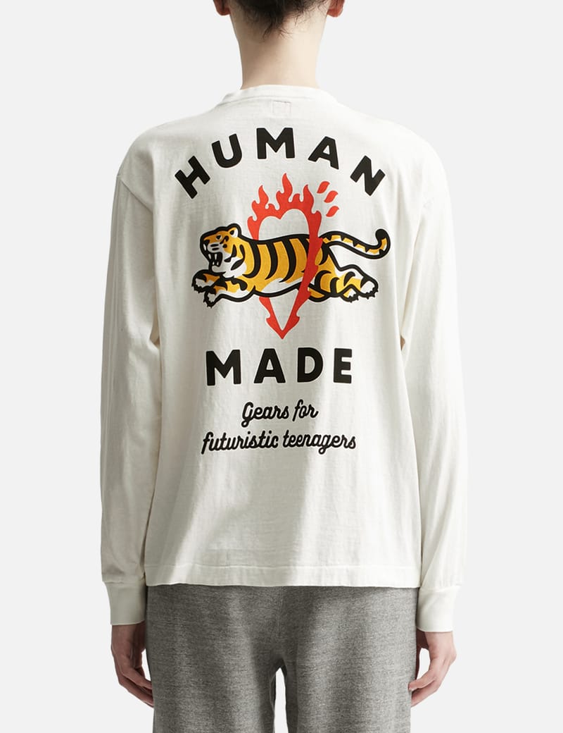 あらかじめ﹣ HUMAN MADE Graphic L/S T-Shirt White M いたします