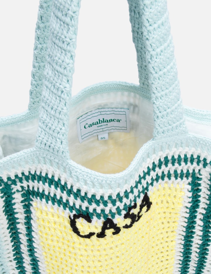 Casablanca Unisex Pearl Mini Crochet Shopping Bag