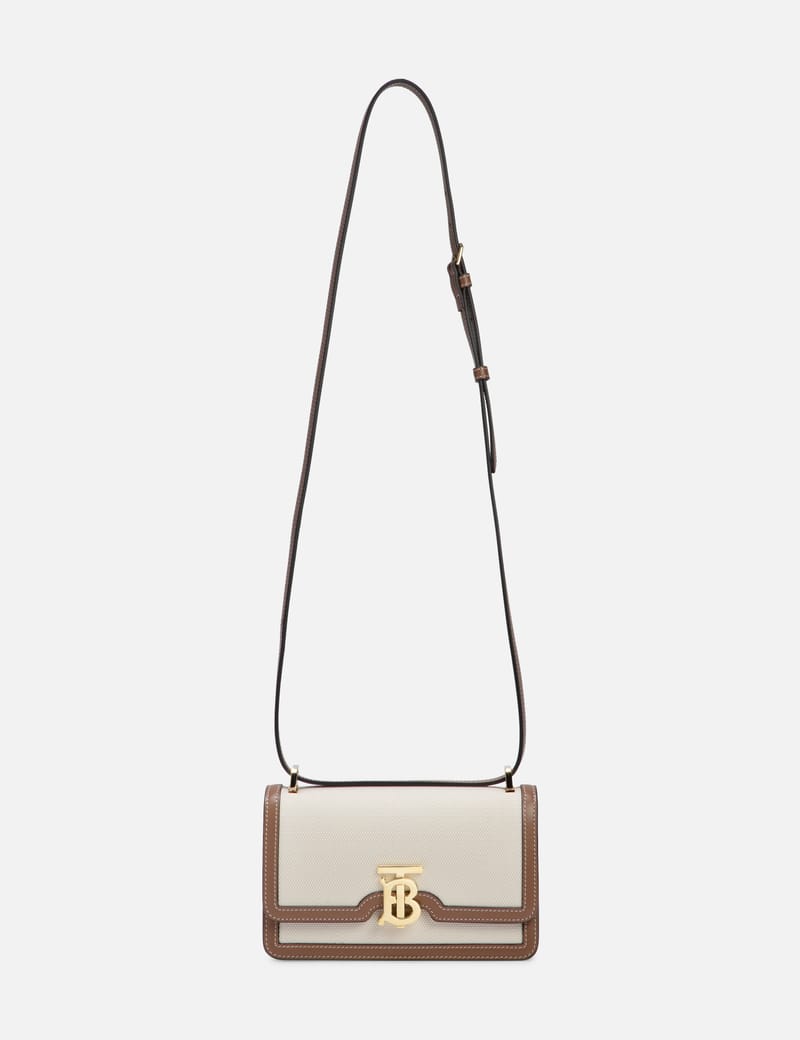 Burberry small leather outlet tb bag