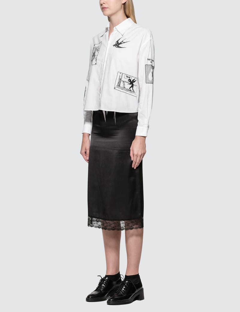 McQ Alexander McQueen - Cropped Shirt | HBX - Globally