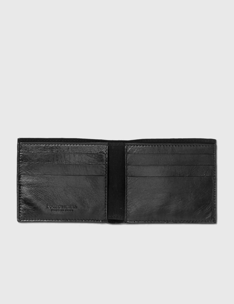 【関税＆送料込み】Bottega Veneta Braided Bi-Fold Wallet Sm Bottega Veneta® Men's Intrecciato Bi-Fold Wallet in Black