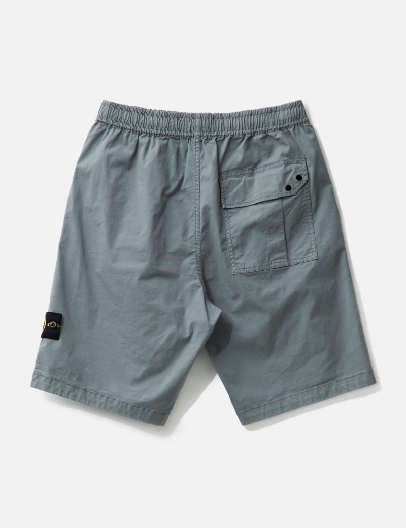 Stone Island - Supima® Cotton Twill Stretch-TC Cargo Bermuda