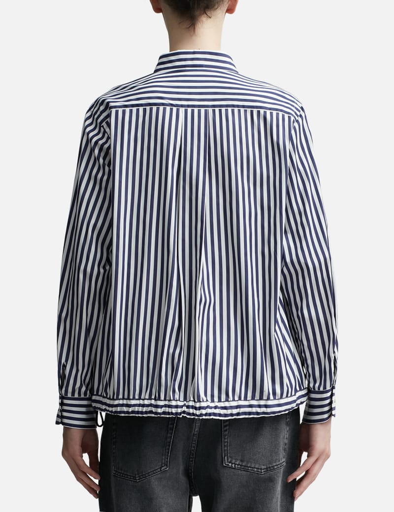 Sacai - Thomas Mason Cotton Poplin Shirt | HBX - Globally Curated