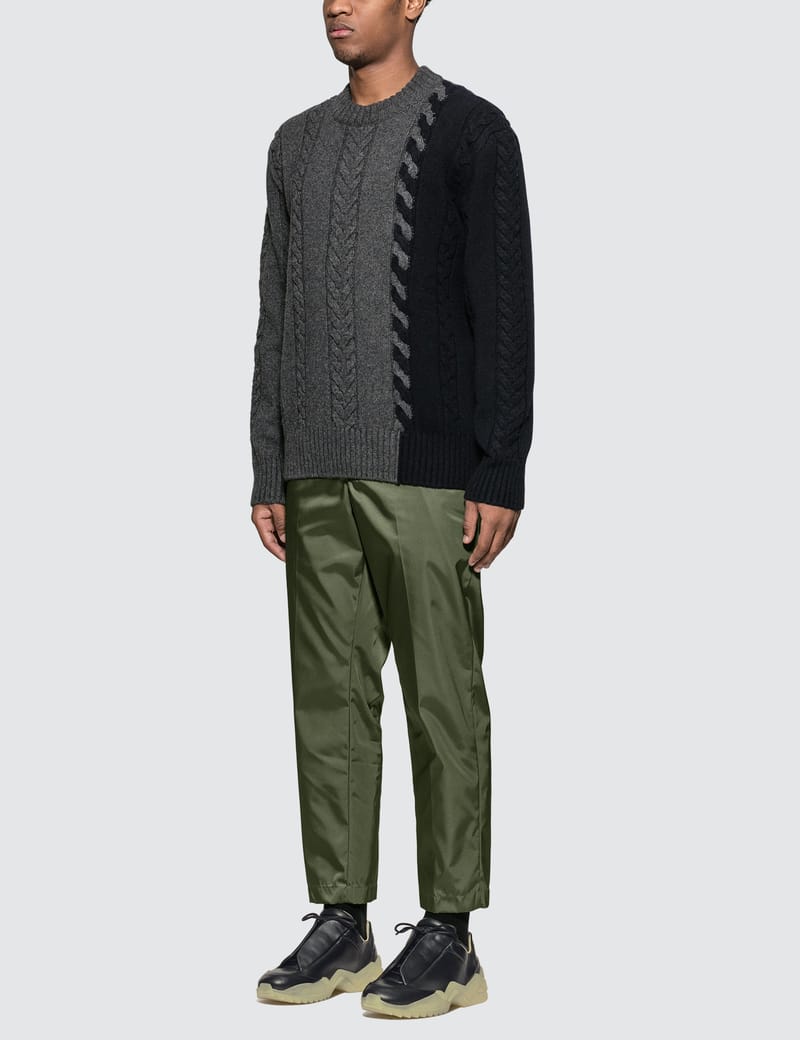 Prada - Gabardine Nylon Track Pants | HBX - Globally Curated