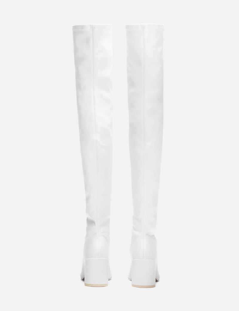 ミドルブーツ MAISON MARGIELA Women Boots S58WU0246P3753T1003 White Maison Margiela Tabi ankle boots for Women - White in Qatar
