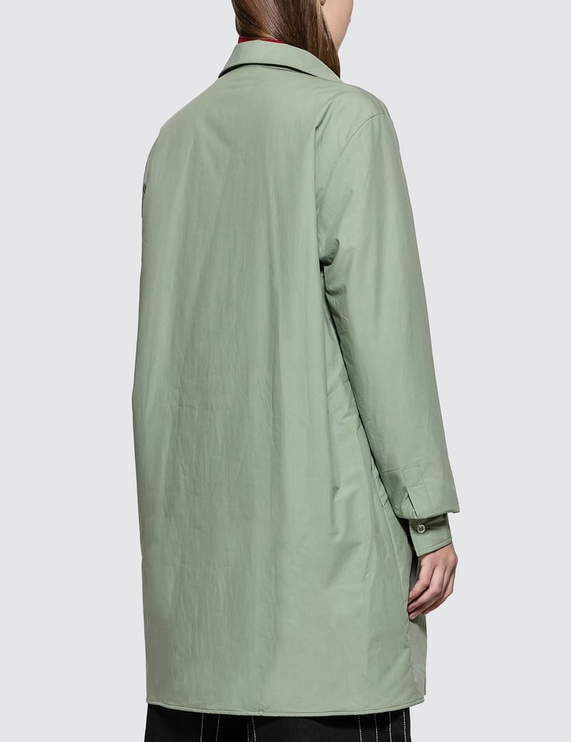 AALTO　LIGHTLY PADDED OVERSIZED SHIRT Aalto - Lightly Padded Oversized Shirt With Slits | HBX