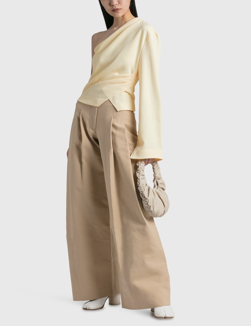 【Nanushka】 Roque fauxレザーシャツ Roque faux leather shirt in orange - Nanushka | Mytheresa