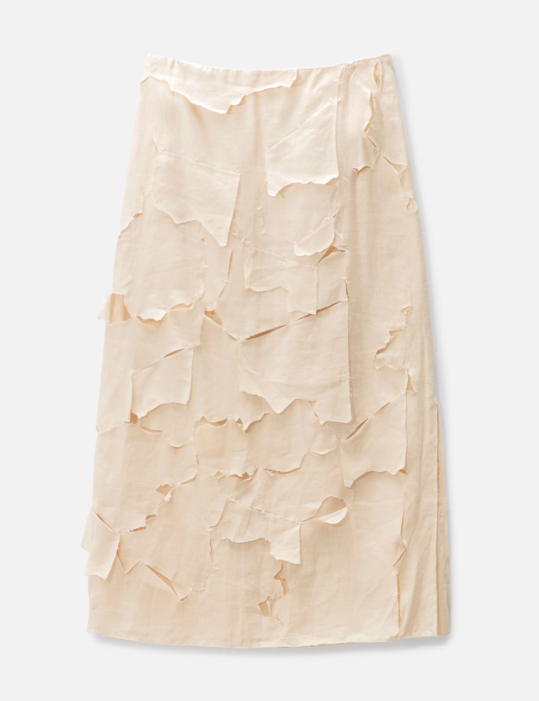 Loewe Draped Skirt Brown Polyester Fiber