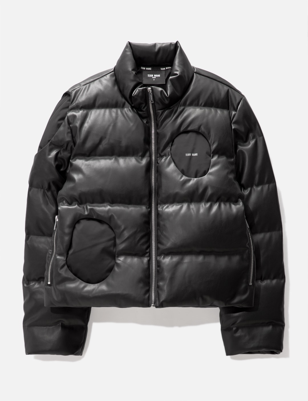 Team Wang - TEAM WANG DESIGN BALLOON FAUX LEATHER DOWN JACKET | HBX ...